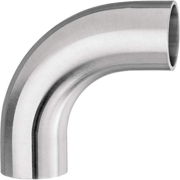 Value Collection - Sanitary Stainless Steel Pipe Fittings Type: 90 Elbow Style: Butt Weld - USA Tool & Supply