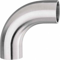 Value Collection - Sanitary Stainless Steel Pipe Fittings Type: 90 Elbow Style: Butt Weld - USA Tool & Supply