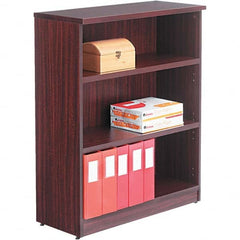 ALERA - Bookcases Height (Inch): 39-3/4 Color: Mahogany - USA Tool & Supply