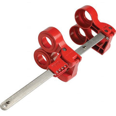 Brady - Pneumatic & Valve Lockouts Type: Gate Valve Lockout Maximum Valve Handle Size (Inch): 14 - USA Tool & Supply
