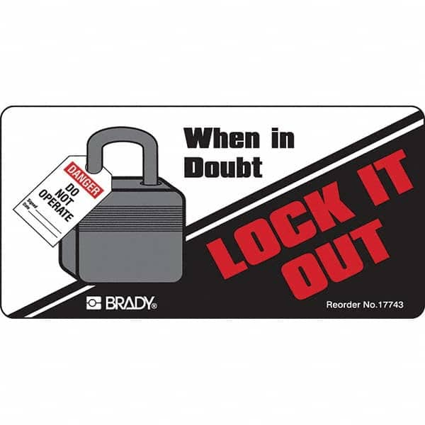 Brady - Safety & Facility Labels Message Type: Accident Prevention Header: None - USA Tool & Supply