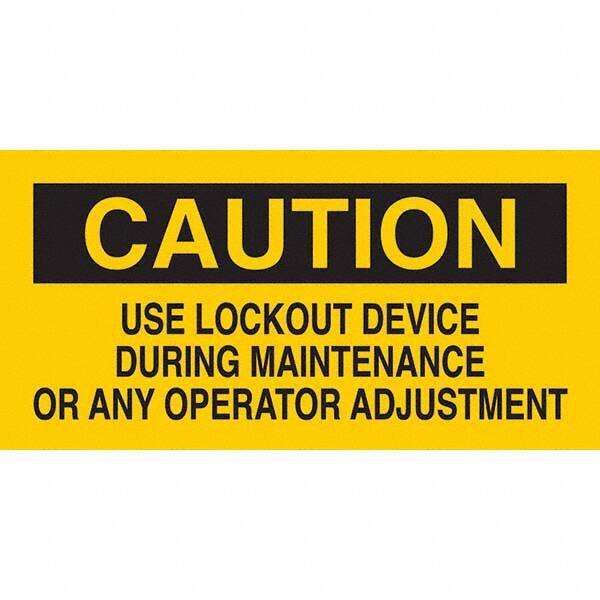 Brady - Safety & Facility Labels Message Type: Accident Prevention Header: CAUTION - USA Tool & Supply