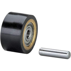 Dynabrade - Contact Wheel Assembly - Crown Face Duro Rubber - USA Tool & Supply