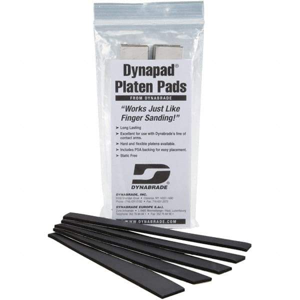 Dynabrade - Power Sander Platen Pads - For Use with Dynafile Abrasive Belt Machines - USA Tool & Supply