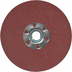 VSM - 7" Diam 7/8" Hole 40 Grit Fiber Disc - Coarse Grade, Aluminum Oxide, 8,000 Max RPM, Series KF708 - USA Tool & Supply