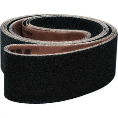 VSM - 1" Wide x 30" OAL, 600 Grit, Silicon Carbide Abrasive Belt - Silicon Carbide, Medium, Coated, X Weighted Cloth Backing, Wet/Dry, Series CK721X - USA Tool & Supply