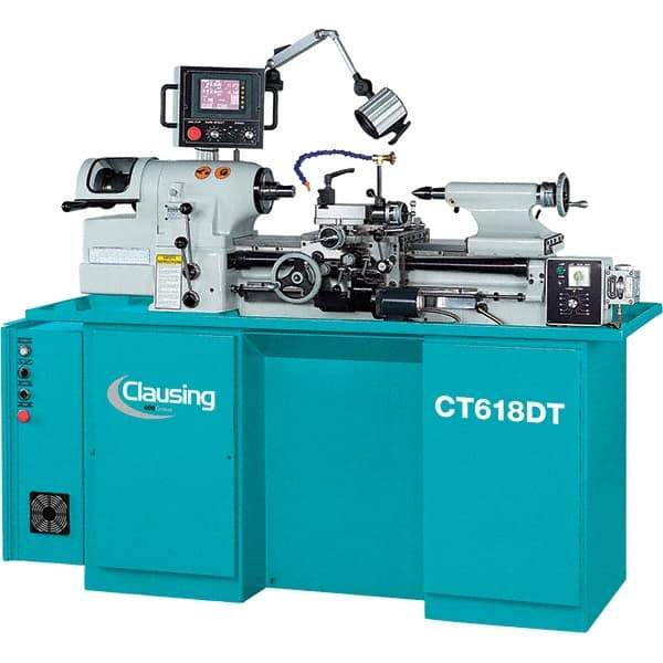 Clausing - Bench, Engine & Toolroom Lathes   Machine Type: Toolroom Lathe    Spindle Speed Control: Variable Speed Pulley - USA Tool & Supply