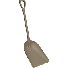 Remco - 17" High x 14" Wide Square Plastic Shovel - 42" Long Plastic D-Grip Handle, No Step - USA Tool & Supply