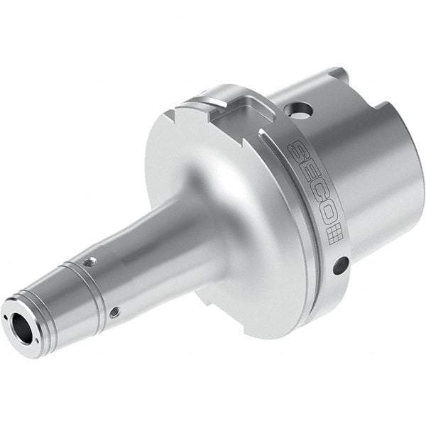 Seco - 16mm Hole Diam, HSK125 Taper Shank Shrink Fit Tool Holder & Adapter - 131mm Projection, 33mm Nose Diam, 223 RPM, Through Coolant - Exact Industrial Supply