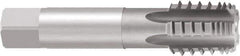 Emuge - 3/4-14 NPTF, 5 Flutes, Bright Finish, Cobalt, Interrupted Thread Pipe Tap - 5.512 Inch Overall Length, 29/32 Inch Shank Diameter, 1.38 Inch Thread Length, 0.67 Inch Square Size, Modified Bottoming Chamfer, Series KEG - USA Tool & Supply