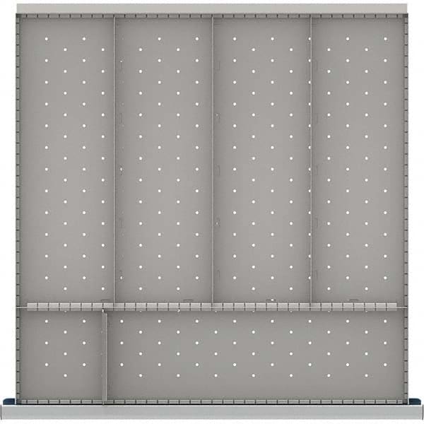 LISTA - 6-Compartment Drawer Divider Layout for 3.15" High Drawers - USA Tool & Supply