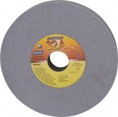 Norton - 7" Diam x 1-1/4" Hole x 1" Thick, K Hardness, 60 Grit Surface Grinding Wheel - Aluminum Oxide, Type 1, Medium Grade, 3,600 Max RPM, Vitrified Bond, No Recess - USA Tool & Supply