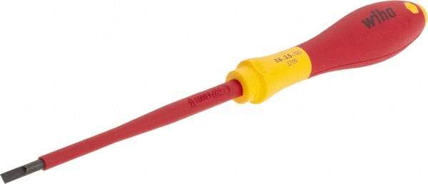 Wiha - Standard Slotted Screwdriver - Ergonomic Handle - USA Tool & Supply