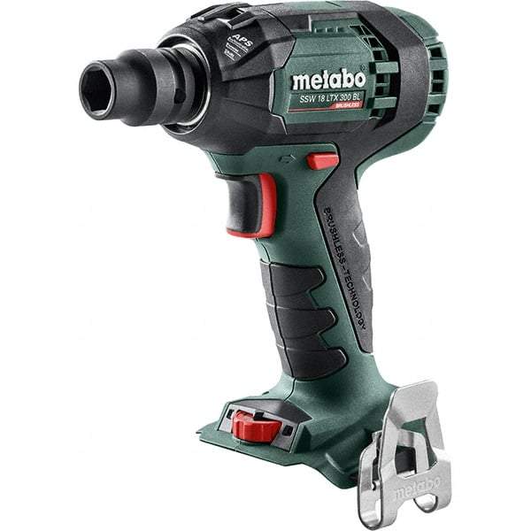 Metabo - Cordless Impact Wrenches & Ratchets Voltage: 18.0 Drive Size (Inch): 1/2 - USA Tool & Supply