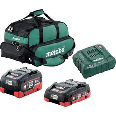 Metabo - Power Tool Chargers Voltage: 18 Battery Chemistry: Lithium-Ion - USA Tool & Supply