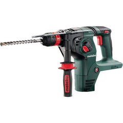 Metabo - 18 Volt 1-1/4" SDS-Plus Keyless Chuck Cordless Rotary Hammer - 4500 BPM, 1100 RPM, Reversible, D-Handle - USA Tool & Supply