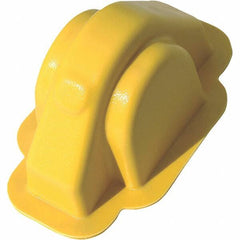 Made in USA - Flame Retardent ABS Housing Plastic Bearing Flange Mount - 2-3/4" Wide x 2-15/16" Outside Diam - USA Tool & Supply