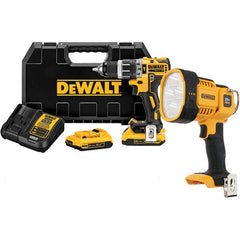 DeWALT - 20V 1/2" Chuck Cordless Hammer Drill - USA Tool & Supply