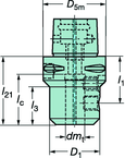 C83912018070 CAPTO ADAPTER - USA Tool & Supply