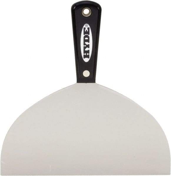 Hyde Tools - 8" Wide Flexible Blade Carbon Steel Joint Knife - Flexible, Nylon Handle - USA Tool & Supply