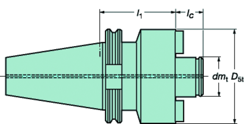 A2F055060080 FACEMILL HOLDER - USA Tool & Supply