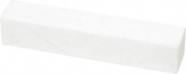 Norton - 150 Grit Aluminum Oxide Square Dressing Stick - 4 x 3/4 x 3/4, Very Fine Grade, Vitrified Bond - USA Tool & Supply