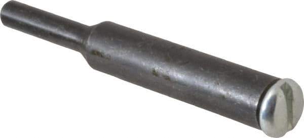 Value Collection - 1/4" Max Diam, Abrasive Disc Adapter - 3" Long - USA Tool & Supply