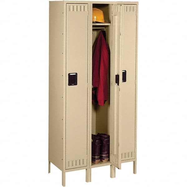 Tennsco - 3 Door, 1 Tier, Welded Locker - USA Tool & Supply