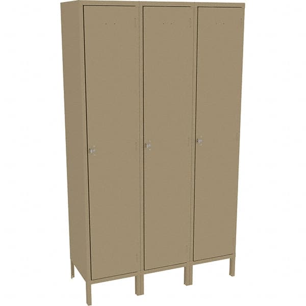 Tennsco - 3 Door, 1 Tier, Welded Locker - USA Tool & Supply