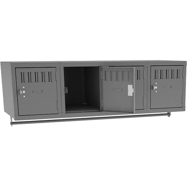 Tennsco - 4 Door, 4 Tier, Welded Locker - USA Tool & Supply