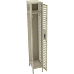 Tennsco - 1 Door, 1 Tier, Welded Locker - USA Tool & Supply