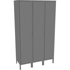 Tennsco - 3 Door, 1 Tier, Welded Locker - USA Tool & Supply