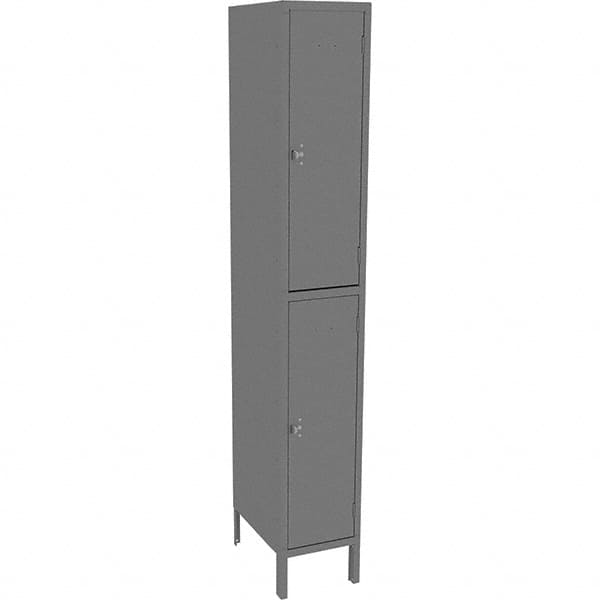 Tennsco - 2 Door, 2 Tier, Welded Locker - USA Tool & Supply