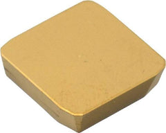 Kennametal - SPKN42 Grade KC725M Carbide Milling Insert - TiN/TiCN/TiN Finish, 0.1252" Thick, 1/2" Inscribed Circle - USA Tool & Supply