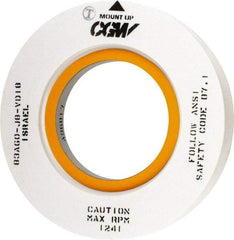 Camel Grinding Wheels - 20" Diam x 10" Hole x 3" Wide Centerless & Cylindrical Grinding Wheel - 60 Grit, Aluminum Oxide, Type 7, Medium Grade, Vitrified Bond, Two Side Recess - USA Tool & Supply