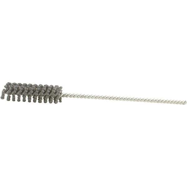 Brush Research Mfg. - 14mm Bore Diam, 320 Grit, Boron Carbide Flexible Hone - Medium, 2-1/2" OAL - USA Tool & Supply