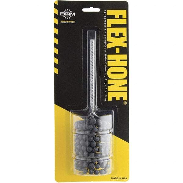 Brush Research Mfg. - 2-1/8" Bore Diam, Diamond Flexible Hone - Fine, 3" OAL - USA Tool & Supply