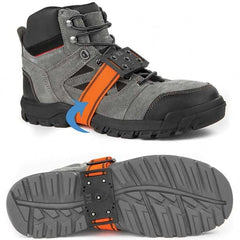 Geroline - Ice Traction Footwear Footwear Style: Strap-On Cleat Traction Type: Tungsten Carbide Stud - USA Tool & Supply