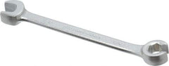 Proto - 7/16 x 7/16", Satin Finish, Combination Flare Nut Wrench - 6 Points, 6-1/32" OAL, Steel, Double End Head - USA Tool & Supply