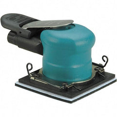 Dynabrade - 20,000 OPM, 9 CFM Air Consumption, Palm Air Orbital Sander - Rectangular Pad, 1/4 NPT Inlet - USA Tool & Supply