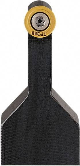 Seco - SRDC, Neutral Cut, 16mm Shank Height x 16mm Shank Width, Neutral Rake Indexable Turning Toolholder - 100mm OAL, RCMT 0602 Insert Compatibility, Series Screw Lock - USA Tool & Supply