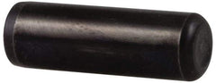 Holo-Krome - 1/4" Diam x 1-1/4" Pin Length 4000 Alloy Steel Oversized Dowel Pin - Black Luster Finish, C 47-58 & C 60 (Surface) Hardness, 1 Beveled & 1 Rounded End - USA Tool & Supply