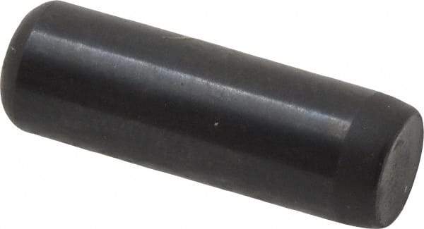 Holo-Krome - 1/4" Diam x 3/4" Pin Length 4000 Alloy Steel Oversized Dowel Pin - Black Luster Finish, C 47-58 & C 60 (Surface) Hardness, 1 Beveled & 1 Rounded End - USA Tool & Supply