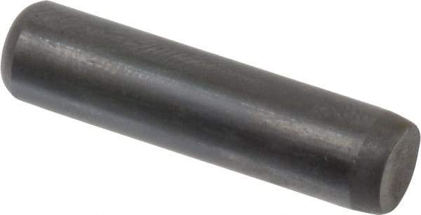 Holo-Krome - 1/4" Diam x 1" Pin Length 4000 Alloy Steel Oversized Dowel Pin - Black Luster Finish, C 47-58 & C 60 (Surface) Hardness, 1 Beveled & 1 Rounded End - USA Tool & Supply