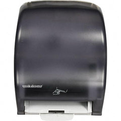 PRO-SOURCE - Hands Free, Plastic Paper Towel Dispenser - 1 Roll 8", Black - USA Tool & Supply