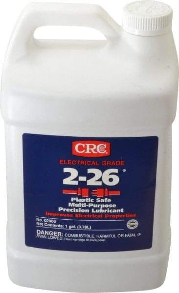 CRC - 1 Gal Bottle Nondrying Film Penetrant/Lubricant - Amber, 250°F Max, Food Grade - USA Tool & Supply