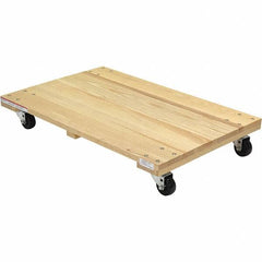 Vestil - 900 Lb Capacity Hardwood Dolly - 36" Long x 24" Wide - USA Tool & Supply