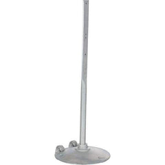 Vestil - 17-3/8" Wide x 48" High Sign Compatiblity, Steel Sign Stand - Silver - USA Tool & Supply