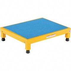 Vestil - 5" High x 19" Wide x 24" Deep, Yellow Step Stand - Steel, 500 Lb Capacity - USA Tool & Supply