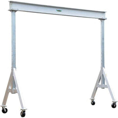 Vestil - 6,000 Lb Load Capacity, Aluminum Gantry Crane - USA Tool & Supply